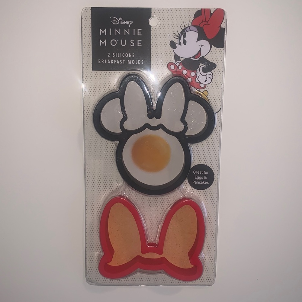 Disney Minnie Mouse Two Silicone Breakfast Molds
